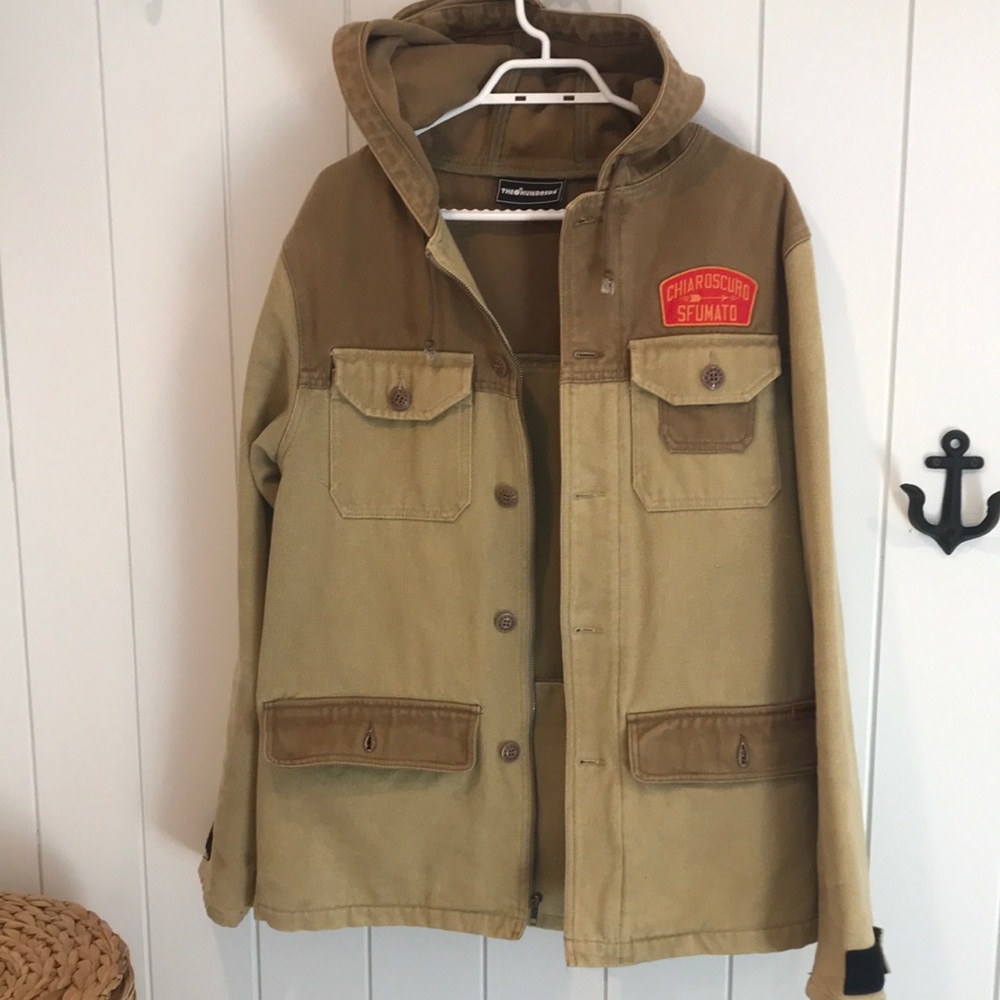 The Hundreds chore coat with hood
